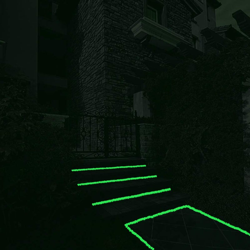 GLOCARNIVAL Glow Pebbles Green, 300 pcs Green Glowing Rocks for Outdoor Decor, Garden Lawn Yard, Aquarium, Walkway, Fish Tank, Pathway, Luminous Pebbles Powered by Light or Solar-Recharge Repeatedly - Image 5